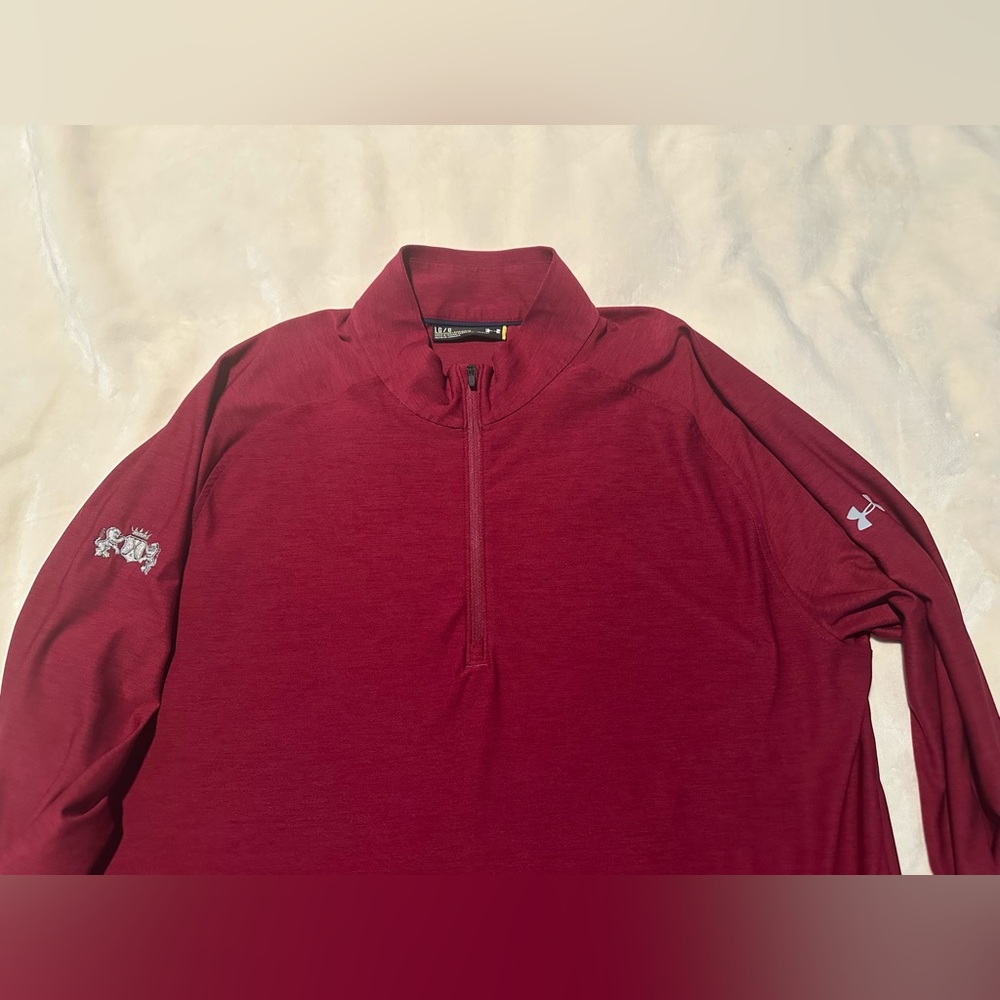 Under Armor Burgundy Athletic Pullover - image 3
